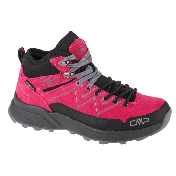 Buty trekkingowe damskie, CMP Kaleepso Mid Hiking. Czerwone trekkingi CMP, trekkingowe. Za 259.99 zł.