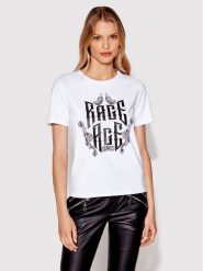 Rage Age T-Shirt Eudoxa 2 Biały Regular Fit. Białe t-shirty Rage Age, xs, bez wzorów, z bawełny, bez kołnierzyka, bez ramiączek. Za 69.99 zł.