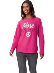 Heine Sweter w kolorze różowym rozmiar: 44. Różowe swetry Heine, bez wzorów, bez ramiączek. Za 43.99 zł.