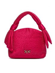 PINKO Torebka Knots Mini Pouch PE 24 PLTT 102770 A1KJ Czerwony. Czerwone torebki klasyczne Pinko, bez wzorów, z materiału, bez dodatków. Za 869.99 zł.
