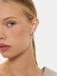 Guess Kolczyki JUBE04 617JW Złoty. Żółte kolczyki Guess, metalowe. Za 239.99 zł.