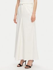 Guess Spódnica ołówkowa W5GD95 D5N92 Biały Regular Fit. Białe spódnice Guess, z aplikacjami, z bawełny, ołówkowe. Za 379.99 zł.