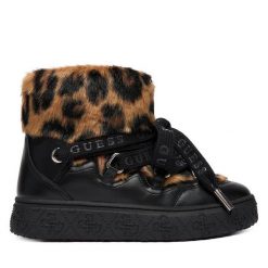 Śniegowce Guess. Brązowe trapery i śniegowce Guess. Za 829.99 zł.