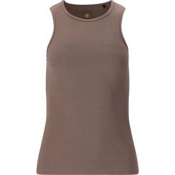 Damski tank top Athlecia Tinashe. Brązowe topy Athlecia, bez wzorów, bez kołnierzyka, bez ramiączek. Za 124.00 zł.