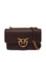 PINKO Torebka Love One Soft Mini AI 24-25 PLTT 104528 A29Q Brązowy. Brązowe listonoszki Pinko, bez wzorów, ze skóry, bez dodatków. Za 839.99 zł.