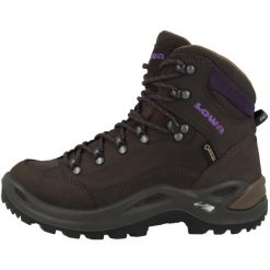 Buty trekkingowe damskie Lowa Renegade Gtx Mid. Brązowe trekkingi Lowa, z gumy, za kostkę, trekkingowe. Za 937.75 zł.