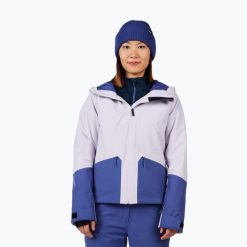 Kurtka narciarska damska Rossignol Rochrun Insulated. Fioletowe kurtki narciarskie Rossignol, bez wzorów, bez kaptura, narciarskie. Za 1,169.00 zł.