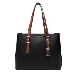 Torebka Nine West. Czarne shopper Nine West, bez wzorów, bez dodatków. Za 279.99 zł.
