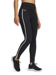 Under Armour Legginsy sportowe "Motion Piped" w kolorze czarnym rozmiar: L. Czarne legginsy Under Armour, l, bez wzorów, z materiału, z podwyższonym stanem, outdoorowe. Za 158.47 zł.