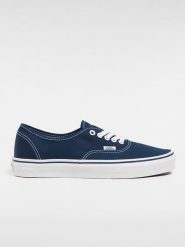 Vans Skórzane sneakersy "Authentic" w kolorze granatowym rozmiar: 35. Niebieskie trampki Vans, bez wzorów, bez zapięcia. Za 92.42 zł.
