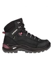 LOWA Skórzane buty turystyczne "Renegade GTX Mid Ws" w kolorze czarnym rozmiar: 37. Czarne trekkingi Lowa, z gore-texu, outdoorowe. Za 695.99 zł.