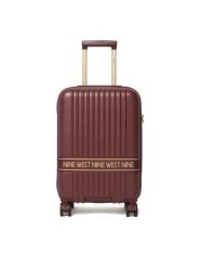Nine West Walizka kabinowa CEO-NW-S-002-10 Bordowy. Czerwone walizki Nine West, bez wzorów. Za 299.99 zł.