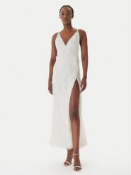 Bardot Sukienka wieczorowa Romaya 60334DB Écru Regular Fit. Sukienki Bardot, bez wzorów, z syntetyku, wizytowe, bez kołnierzyka, bez ramiączek. Za 819.99 zł.