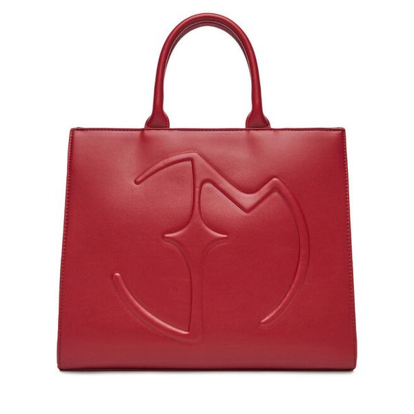 Torebka Eva Minge. Czerwone torebki klasyczne Eva Minge, bez wzorów, bez dodatków. Za 239.99 zł.