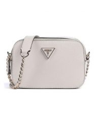 Guess Torebka w kolorze kremowym - 30 x 14 x 7 cm rozmiar: onesize. Brązowe torby na ramię Guess, z aplikacjami, z materiału, na ramię, bez dodatków. Za 401.45 zł.