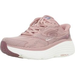 Buty SKECHERS MAX CUSHIONING ENDEAVOUR Rose. Czerwone trekkingi Skechers, z syntetyku, na fitness i siłownię. Za 429.99 zł.