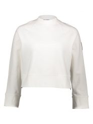 ON RUNNING Bluza w kolorze białym rozmiar: L. Białe bluzy On Running, l, bez wzorów, bez kaptura. Za 202.50 zł.