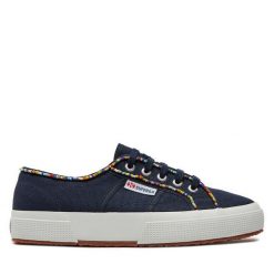 Tenisówki Superga. Niebieskie trampki Superga, bez wzorów, bez zapięcia. Za 319.99 zł.