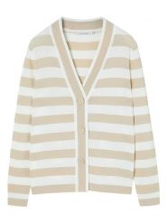 TATUUM Kardigan "Malio" w kolorze beżowo-białym rozmiar: XS. Białe kardigany Tatuum, xs, bez wzorów. Za 126.15 zł.