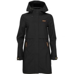 Płaszcz softshell damski LOAP Lacrosa czarny XS. Czarne kurtki sportowe ZOOPLEMENTS, xs, bez wzorów, z softshellu, bez kaptura. Za 380.99 zł.