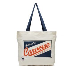 Torebka Converse. Brązowe shopper Converse, bez wzorów, bez dodatków. Za 129.99 zł.