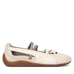 Baleriny Puma. Białe baleriny Puma, bez wzorów, bez obcasa. Za 349.99 zł.