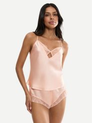 Triumph Piżama A Weekend To Remember 10225050 Beżowy Regular Fit. Brązowe piżamy Triumph, bez wzorów, z syntetyku, bez ramiączek. Za 189.99 zł.