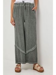 Lin Passion Spodnie w kolorze khaki rozmiar: 36/38. Brązowe spodnie materiałowe Lin Passion, bez wzorów, z materiału, z standardowym stanem. Za 157.95 zł.