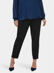 ONLY Carmakoma Chinosy Peach 15312306 Czarny Slim Fit. Czarne spodnie materiałowe Only Carmakoma, bez wzorów, z syntetyku. Za 139.99 zł.