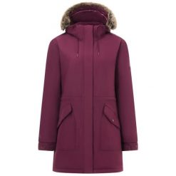 Parka dla kobiet Regatta Sophia. Fioletowe parki Regatta, m, z futra, bez kaptura. Za 401.00 zł.