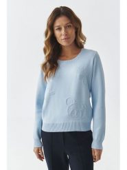 TATUUM Sweter "Sweety" w kolorze błękitnym rozmiar: XL. Niebieskie swetry Tatuum, xl, bez wzorów, bez ramiączek. Za 190.45 zł.