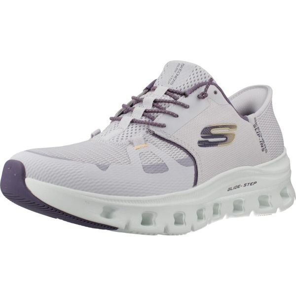 Buty SKECHERS GLIDE STEP PRO Fioletowy. Fioletowe trekkingi Skechers, z materiału, trekkingowe. Za 450.99 zł.
