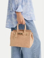 Nine West Torebka CEO-Lexa-LDA8378 Beżowy. Brązowe torebki klasyczne Nine West, bez wzorów, z materiału, bez dodatków. Za 199.99 zł.
