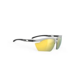 Okulary Rudy Project MAGNUS LIGHT GREY MATTE - MULTILASER YELLOW. Brązowe okulary przeciwsłoneczne Rudy Project, bez wzorów, sportowe. W wyprzedaży za 528.00 zł.