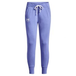 Spodnie Do Joggingu Damskie Polar Rival. Fioletowe spodnie sportowe Under Armour, s, bez wzorów, z polaru, do biegania. Za 317.99 zł.