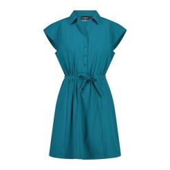 Damska damska turystyczne SUKIENKA 31T5206. Zielone sukienki CMP, na co dzień, xl, bez wzorów, sportowe, bez kołnierzyka, bez ramiączek, sportowe. W wyprzedaży za 164.99 zł.