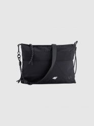 4F Saszetka crossbody uniseks - czarna Uniwersalny. Czarne torby na ramię 4f, bez wzorów, z materiału, na ramię, bez dodatków. Za 99.99 zł.
