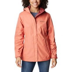 Płaszcz przeciwdeszczowy damski Columbia Arcadia II. Brązowe kurtki sportowe Columbia, xs, bez wzorów, bez kaptura, trekkingowe. Za 269.00 zł.