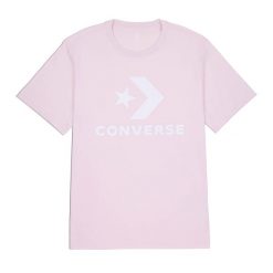 Koszulka Converse Go-To Star Chevron Logo Standard-Fit T. Czerwone koszulki sportowe Converse, bez wzorów, bez ramiączek. Za 79.99 zł.