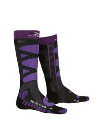 Skarpety X-SOCKS SKI CONTROL WMN 4.0. Czarne skarpety X Socks, bez wzorów, z materiału. Za 143.95 zł.