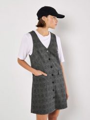 Apricot Sukienka w kolorze czarnym rozmiar: S. Czarne sukienki Apricot, na co dzień, s, bez wzorów, bez kołnierzyka, bez ramiączek, mini, proste. Za 83.81 zł.