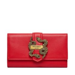 Duży Portfel Damski Just Cavalli. Czerwone portfele Just Cavalli, bez wzorów. Za 339.99 zł.