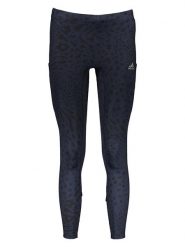 Adidas Legginsy sportowe w kolorze granatowym rozmiar: XL. Niebieskie legginsy Adidas, xl, bez wzorów, z materiału, outdoorowe. Za 167.45 zł.