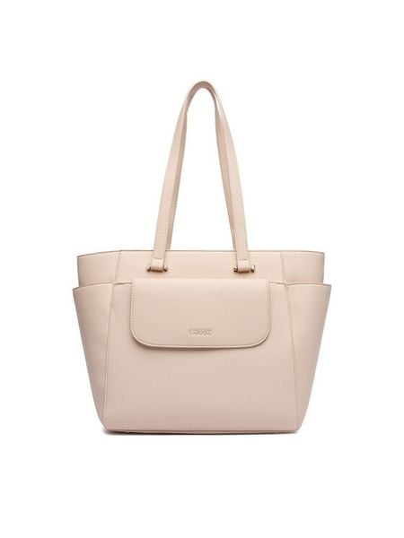 Lasocki Torebka CEO-LSK-X-004-10 Kremowy. Białe shopper Lasocki, bez wzorów, ze skóry, bez dodatków. Za 239.99 zł.