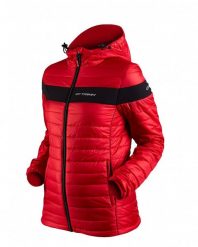 Kurtka Trimm CREDIT LADY. Czarne kurtki narciarskie TRIMM, l, bez wzorów, z materiału, z kapturem, narciarskie. Za 520.00 zł.