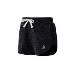 Spodnie sportowe damskie Reebok EL Marble Short. Czarne spodnie sportowe Reebok, bez wzorów. Za 203.00 zł.