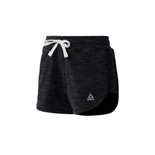 Spodnie sportowe damskie Reebok EL Marble Short. Czarne spodnie dresowe Reebok, bez wzorów. Za 203.00 zł.