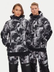 Colourwear Bluza techniczna Hoodie 7010302 Czarny Regular Fit. Czarne bluzy Colourwear, na zimę, m, bez wzorów, z bawełny, bez kaptura. Za 249.99 zł.