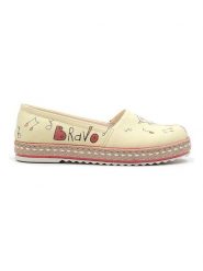 Goby Espadryle w kolorze jasnożółtym ze wzorem rozmiar: 40. Żółte espadryle Goby, bez wzorów, bez obcasa, bez zapięcia. Za 188.85 zł.