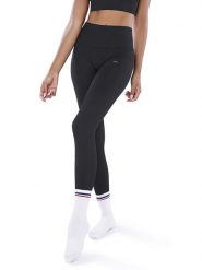 Athleas Legginsy sportowe "Eva" w kolorze czarnym rozmiar: XS/S. Czarne legginsy Athleas, s, bez wzorów, z materiału, z podwyższonym stanem. Za 130.99 zł.